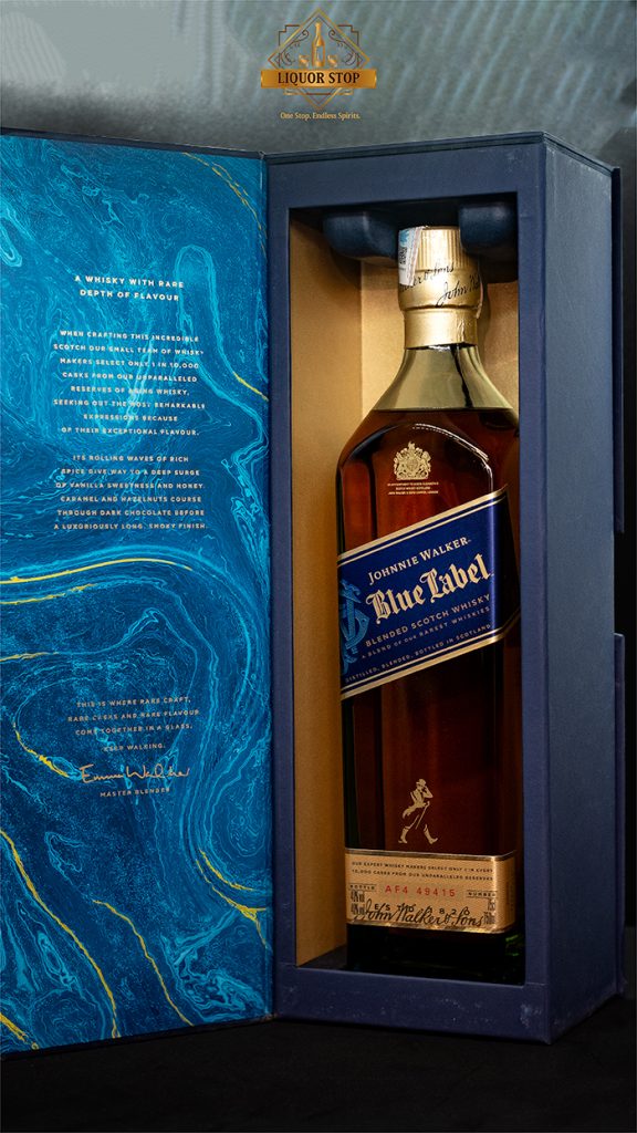 Johnnie Walker Blue Label luxury whisky gift box available for delivery in Nepal