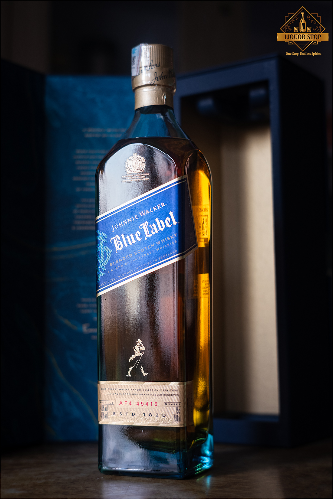 Johnnie Walker Blue Label luxury whisky gift box available for delivery in Nepal